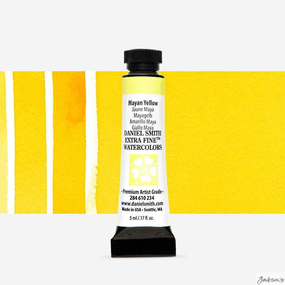 Daniel Smith Extra Fine Watercolour Paint 5ml Tube Mayan Yellow PY223 Series 3