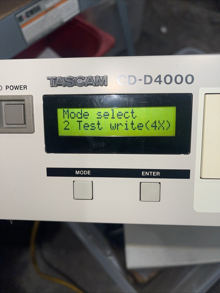 楽器 TASCAM CD-D4000 Tascam CD-D4000 Compact Disc Duplicator, Power-tested, Rack Mount