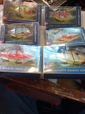 SWIM BAIT LOT OF SIX ALL JOINTED AND NEW IN THE BOXES