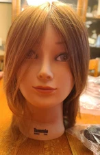 Burmax 4 Color Training Hair Cosmetology Styling Mannequin Head Human Hair Clamp