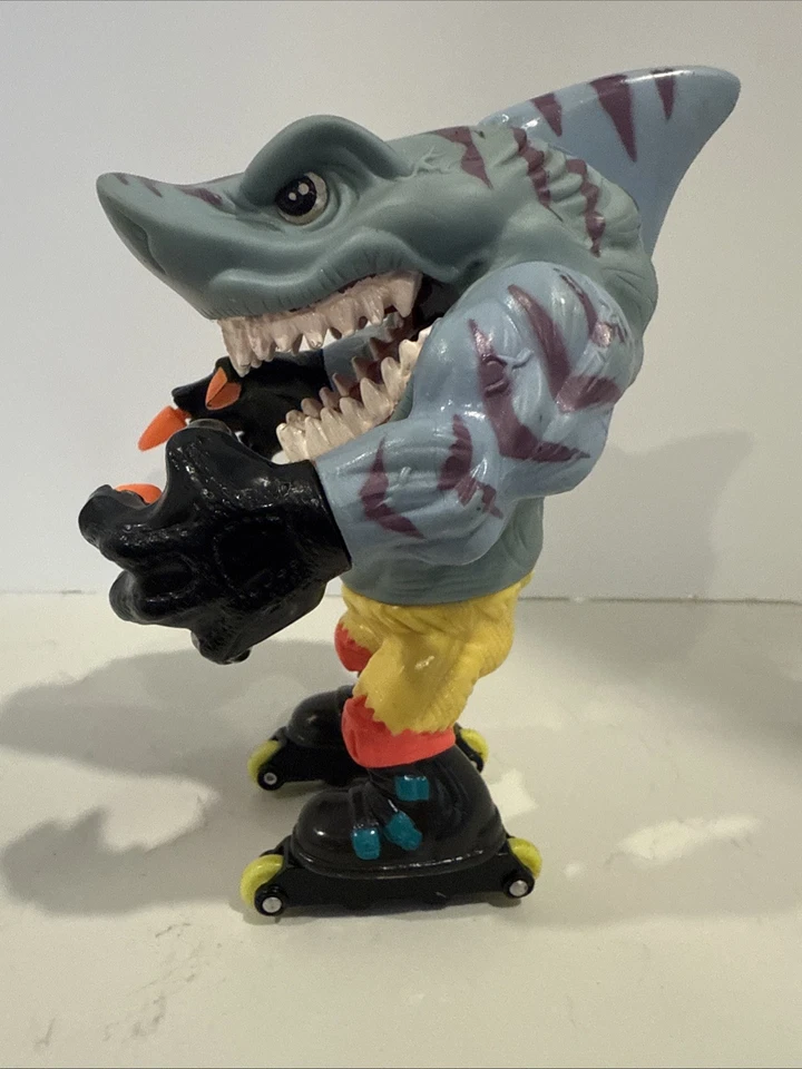 Figura de acción Mattel Street Sharks Blades 1994 de colección Streex Roller Blader juguete Foto 3 de 4