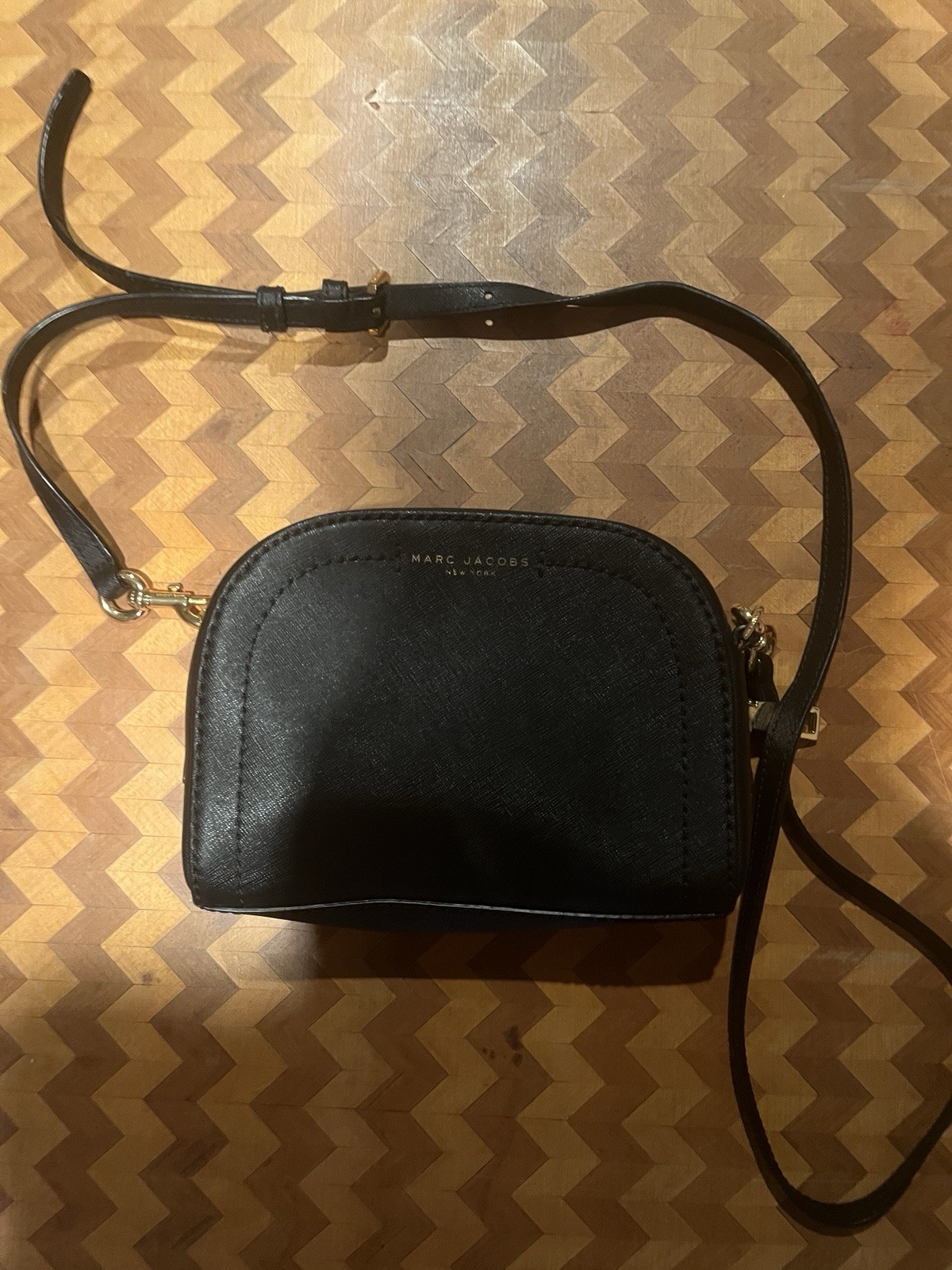 Marc Jacobs Black Leather Shoulder Bag