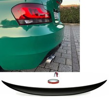 f�r BMW E82 Coupe M Performance Spoiler Heckspoiler Hecklippe Schwarz glanz+ABE