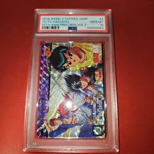 PSA Yu Yu Hakusho Carddass Jump 50th 2018 Expo Rare Trading Card PSA10