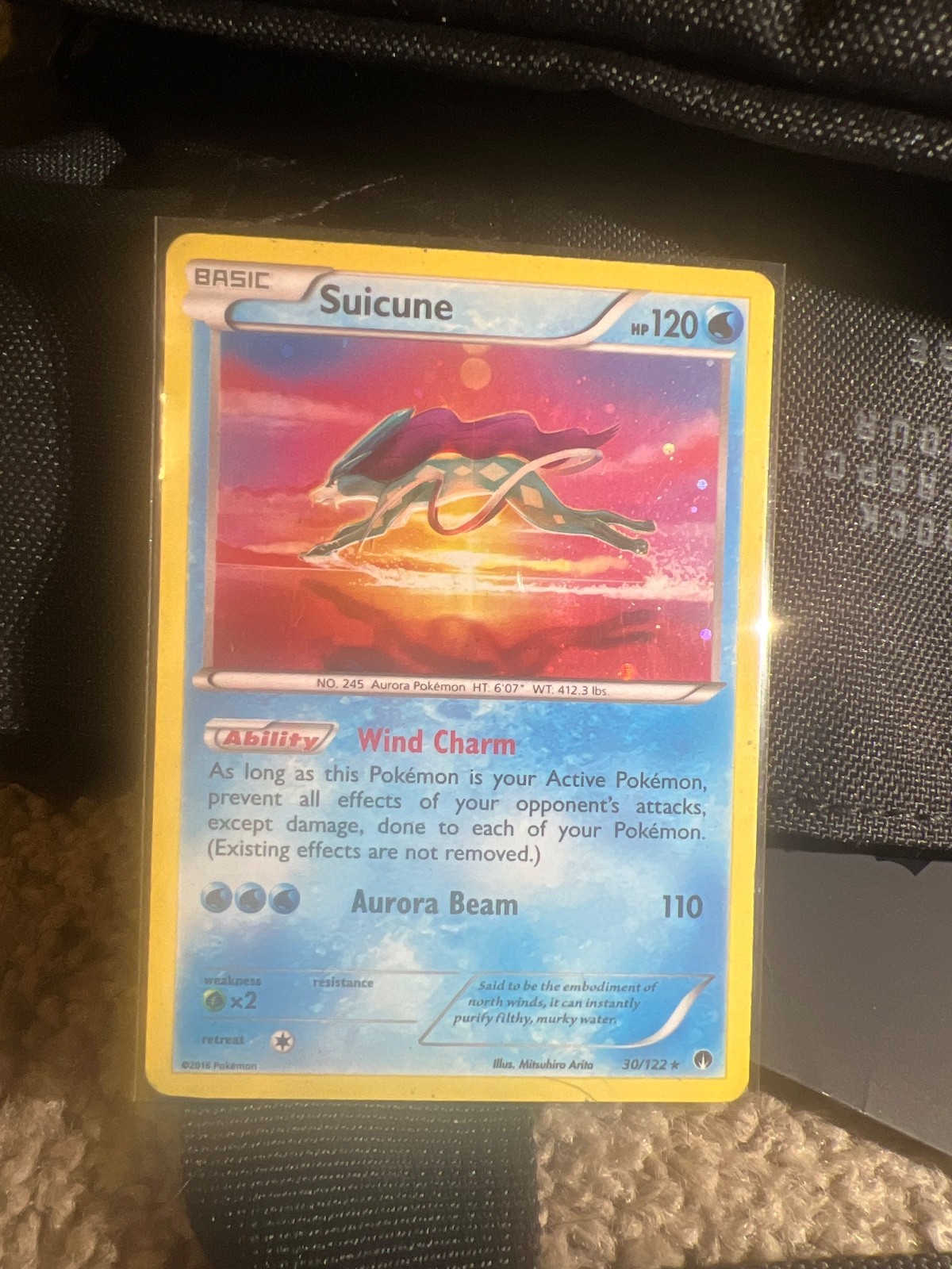 Suicune - (Cosmos Holo) 030/122 Blister Exclusives Holo NM