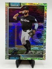 2026 Topps Series 1 Celebration Otto Lopez #194 Opening Day Logo Marlins