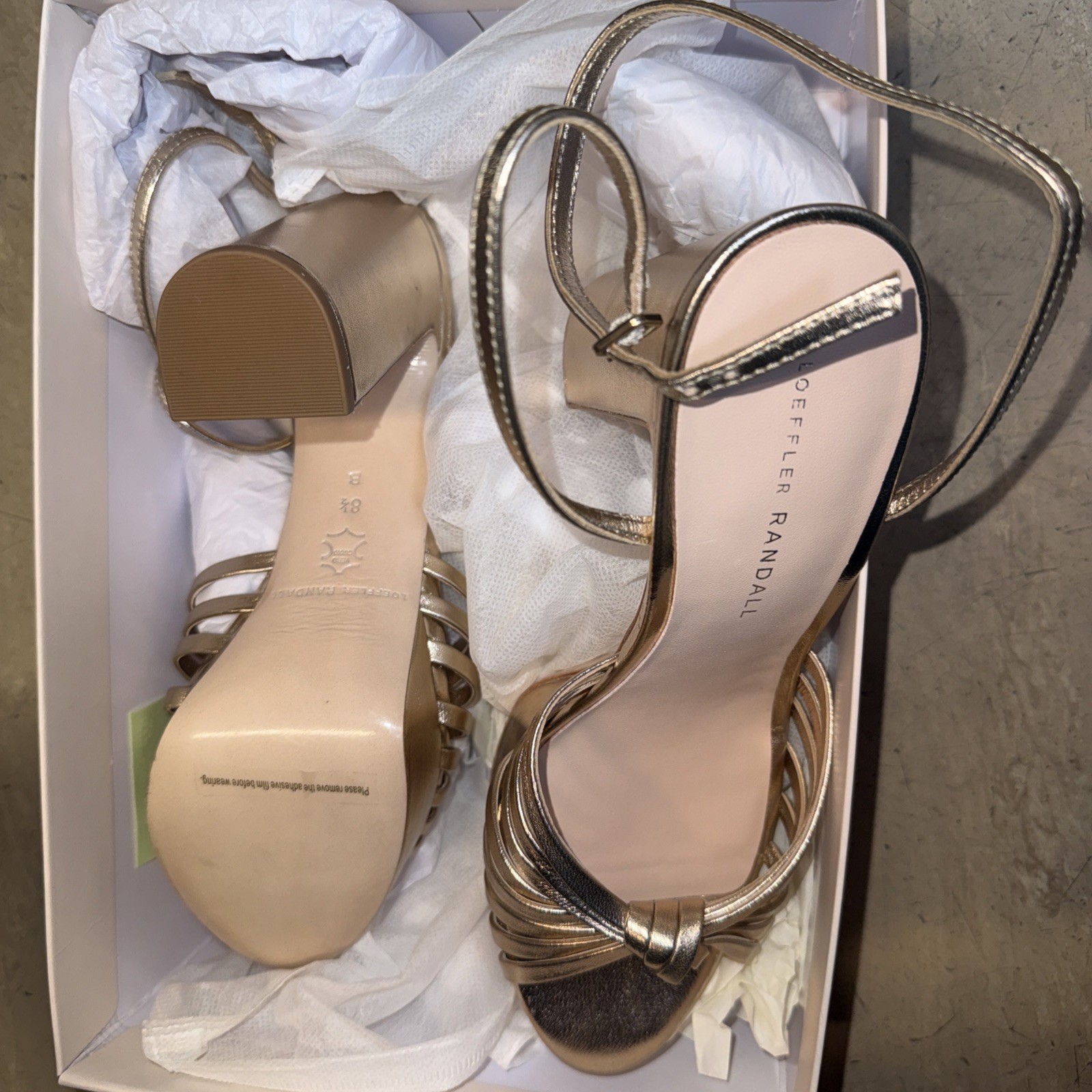 LOEFFLER RANDALL PLATFORM SANDALS US 8.5 UK 6.5 brand new with box image 3
