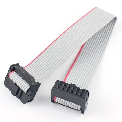 1Pcs 2.54mm Pitch 2x6 Pin 12 Pin 12 Wire IDC   Ribbon Cable Length 15CM *vv