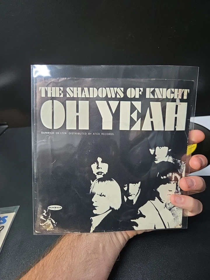 Виниловая лампочка The Shadows Of Knight Light Bulb Blues 45 об/мин 1966 1-й выпуск с чехлом очень хорошее состояние - Изображение 3 из 4