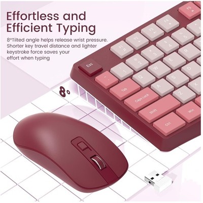 Ambidextrous Wireless Keyboard and Mouse Pack
