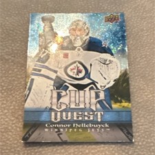 UPPER DECK 2025 SERIES 1 CUP QUEST #CQ-10 HELLEBUYCK JETS SPECKLE NHL
