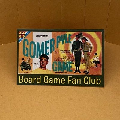 GOMER PLYE BOARD GAME FAN CLUB MEMBERSHIP CARD - BI-FOLD - FANTASY CARD