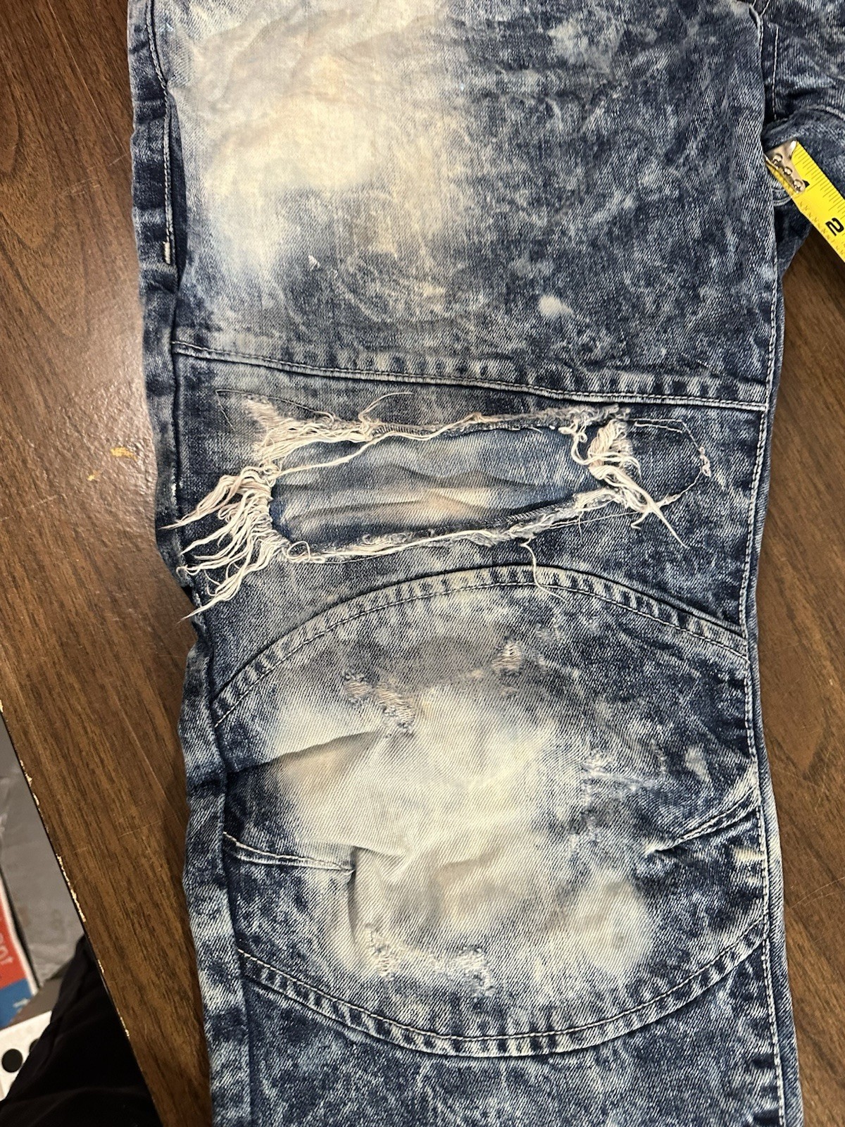 Jordan Craig Legacy Edition Jeans Men’s 38x32 Distressed Acid Wash Denim thumbnail 6