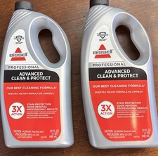 2x Bissell Carpet Cleaners Triple-Action Formula Advanced Clean  Protect 32 oz.
