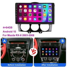 9 Car Stereo Radio For Mazda Rx-8 2003-2008 Android 15 Carplay Gps Head Units