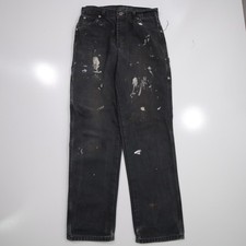 Dickies Carpenter Pants Black Relaxed Fit Mens 30 x 34 Workwear Utility 1939RBK