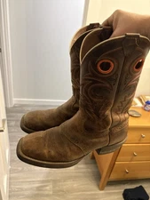 Justin Boots Mens 11D Whiskey Buffalo Saddle Vamp Cowboy Western SV2534 Sagen