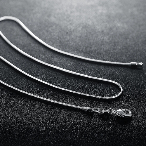 10PCS LOT Wholesale 925 Sterling Silver 16/18/20/22/24/26/28/30 Inch 1mm - Picture 18 of 24