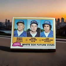 1981 Topps Baseball Card Chicago White Sox Future Stars Rusty Kuntz #112 VG+