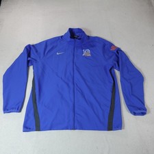 Chaqueta Bulldogs Para Hombre XL Azul Cross Country Nike Dri FIT 2019 Champs Cremallera Completa