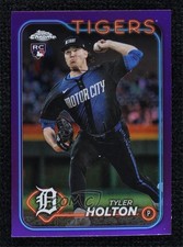 2024 Topps Chrome Update Purple Refractor 50/250 Tyler Holton #USC192 b7z