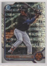 2022 Bowman Chrome Prospects Speckle Refractor 29/299 Willy Fanas #BCP-196 0fz3