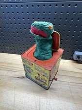 1961 BEANIE  CECIL CARTOON CECIL JACK IN BOX NOT WORKING