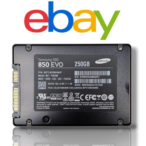 🔥 Samsung 850 EVO 250GB SSD | MZ-75E250 | 2.5" SATA III 🚀 #FF57