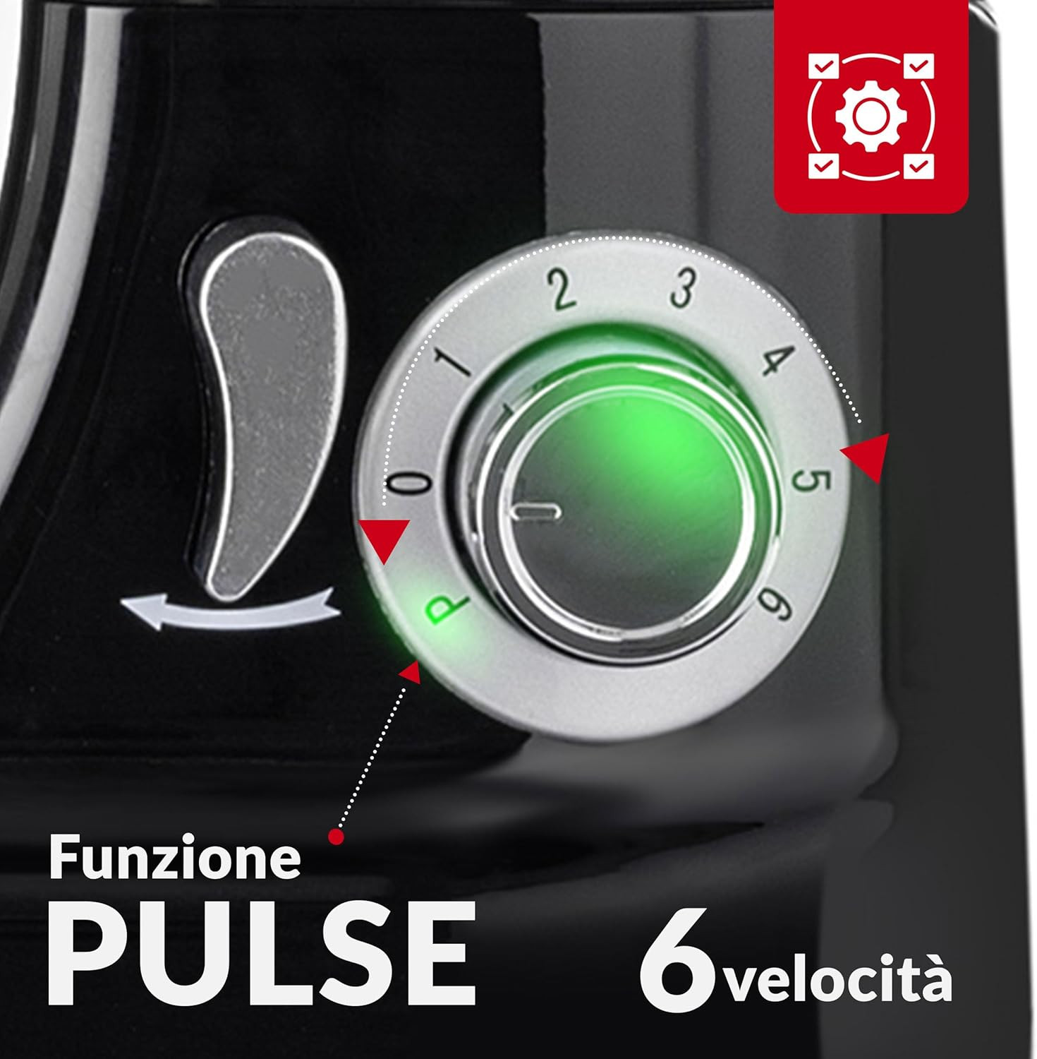 Robot da Cucina Universale 3 in 1 Set | Mescolatore con Sistema di Agitazione Pl foto 6