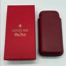 Remy Cointreau Louis XIII Red Leather Cigar Holder Case in Box Collector