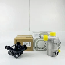 2X  Water Pump For BMW 128i 325i 328i 528i 530i X3 11517586925 W/Thermostat Bolt