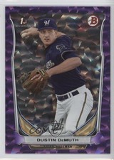 2014 Bowman Draft Purple Ice 78/99 Dustin DeMuth #DP125 x6a