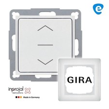 Rolladen Schalter Taster Unterputz + GIRA Rahmen für Jalousie Rollo Motor