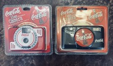 Vintage COCA COLA 35MM REUSABLE CAMERA BRAND NEW NIB 1999 Lot Of 2 