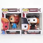 Funko Pop! Television Phantom Chucky #1721 Melted Chucky #1719 Set w/ Protectors