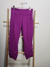 Lululemon Purple Cropped Activewear Leggings CAN 6 AUS 10