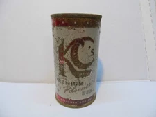 KC PREMIUM FLAT TOP BEER CAN~UNITED STATES, CHICAGO, ILL