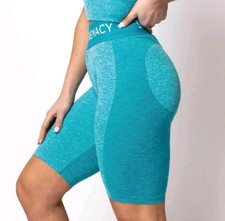 Supremacy Core Cycling Shorts Sea Blue Womens Size XXL Brand New with Tags