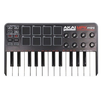Akai MPK Mini MK1 25-Key USB MIDI Keyboard Controller 8 Pads Synth Controller
