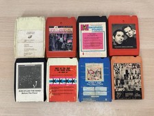 8 Classic Rock 8-Track Tape Lot: Beatles/Stones/Steely Dan/Bob Dylan/Kinks/Elton