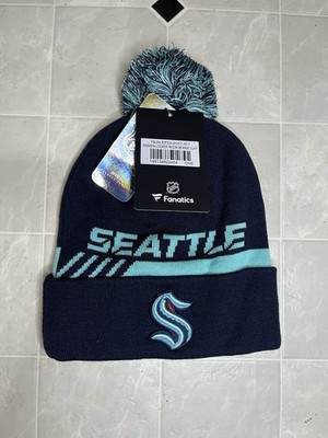 Fanatics Deep Sea Blue Seattle Kraken Authentic Pro Locker Room Cuffed