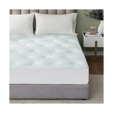 Hansleep Queen Mattress Topper Viscose Derived from Bamboo, Memory ... Fast Ship