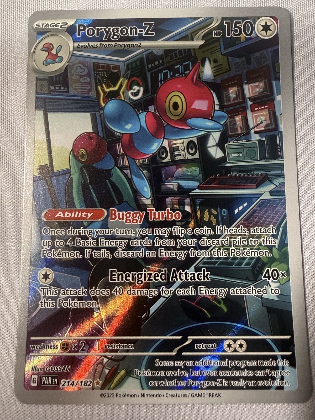 Porygon-Z 214/182 SV04: Paradox Rift Holo