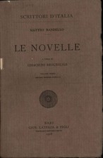 Le novelle (Volume I) - Matteo Bandello (Gius. Laterza e Figli) [1928]