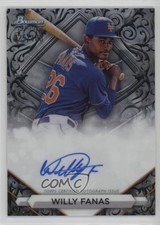 2023 Bowman Sterling Prospect Silver Refractor /100 Willy Fanas #PA-WF Auto 9hx