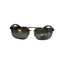 RAY BAN RB3737CH 002 5J Black Grey Gradient Polarized Unisex 60/18 Sunglasses