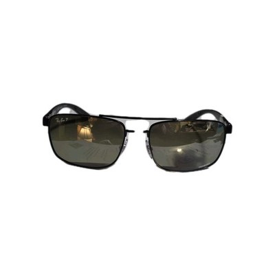 RAY BAN RB3737CH 002 5J Black Grey Gradient Polarized Unisex 60/18 Sunglasses