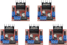 5 PCS L298N Motor Drive Controller Board Module Dual H Bridge DC Stepper Module