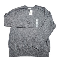Sonoma Goods For Life Sweater Mens Large Gray Supersoft Knit Crewneck Pullover