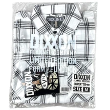 DIXXON Flannel x Eddie Van Halen Super '78 Men's MEDIUM Button EVH Plaid Shirt